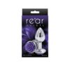 Buttplug cu Trandafir Small Rear Assets Purple