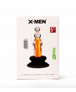 Buttplug cu vibratii 10 viteze X-MEN Beaded Plug
