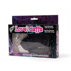 Catuse cu Puf Negre Love Cuffs Plush