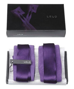 Catuse din piele violet Etherea Silk