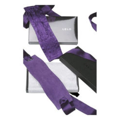 Catuse din piele violet Etherea Silk Cuffs