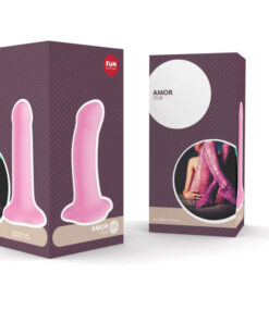 Dildo anal cu Ventuza Roz AMOR
