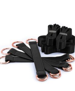 Set curele Bondage Couture Tie Down Straps Black