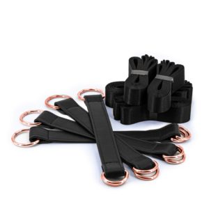 Set curele Bondage Couture Tie Down Straps Black