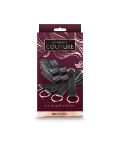 Set curele Bondage Couture Tie Down Straps Black