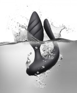 Vibrator Anal si Vaginal pentru cupluri Black