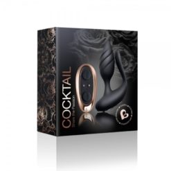 Vibrator Anal si Vaginal pentru cupluri Cocktail - Black