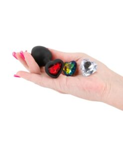 BUTT PLUG cu forma de inima Glams Xchange S