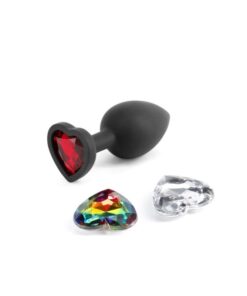 BUTT PLUG cu forma de inima Glams Xchange S