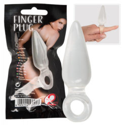 Butt plug Finger Plug Transparent