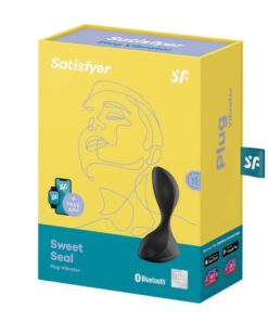 Butt plug cu Vibratii Sweet Seal black