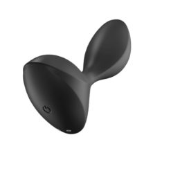 Butt plug cu Vibratii Reincarcabil Sweet black