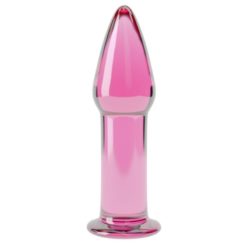 Butt plug sticla Roz Glass Romance