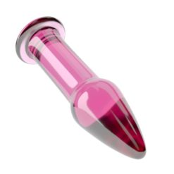 Butt plug sticla Roz Glass Romance