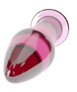 Butt plug sticla Roz Glass Romance