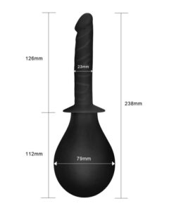 Irigator anal Bondage Fetish Deluxe Black
