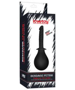 Irigator anal Bondage Fetish Deluxe Douche Black