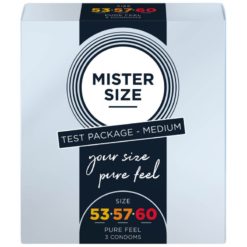 Kit testare prezervative MISTER SIZE 3 bucati