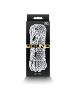 Sfoara argintie bondage Bound Rope Silver