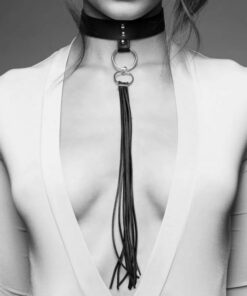 Zgarda si Lesa Maze Tassel Choker Black