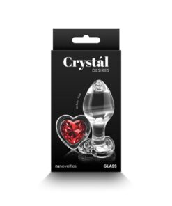 Butt plug Cu Inima Crystal Desires Medium