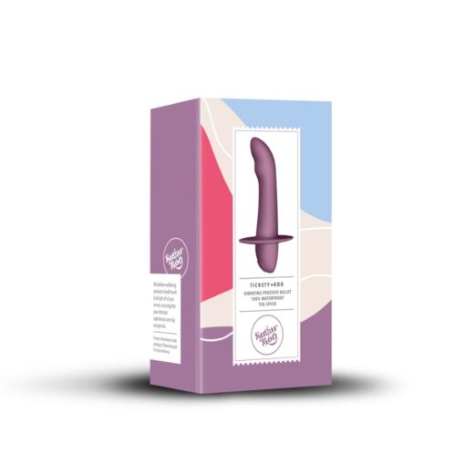 Stimulator vibratii Prostata SugarBoo Tickety Boo Rocks Off Violet grosime 11 cm