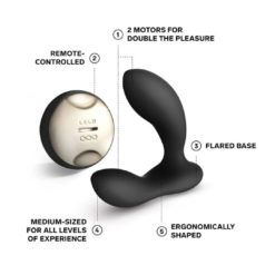 masator-prostata--telecomanda-vibratii-lelo-hugo-2-negru