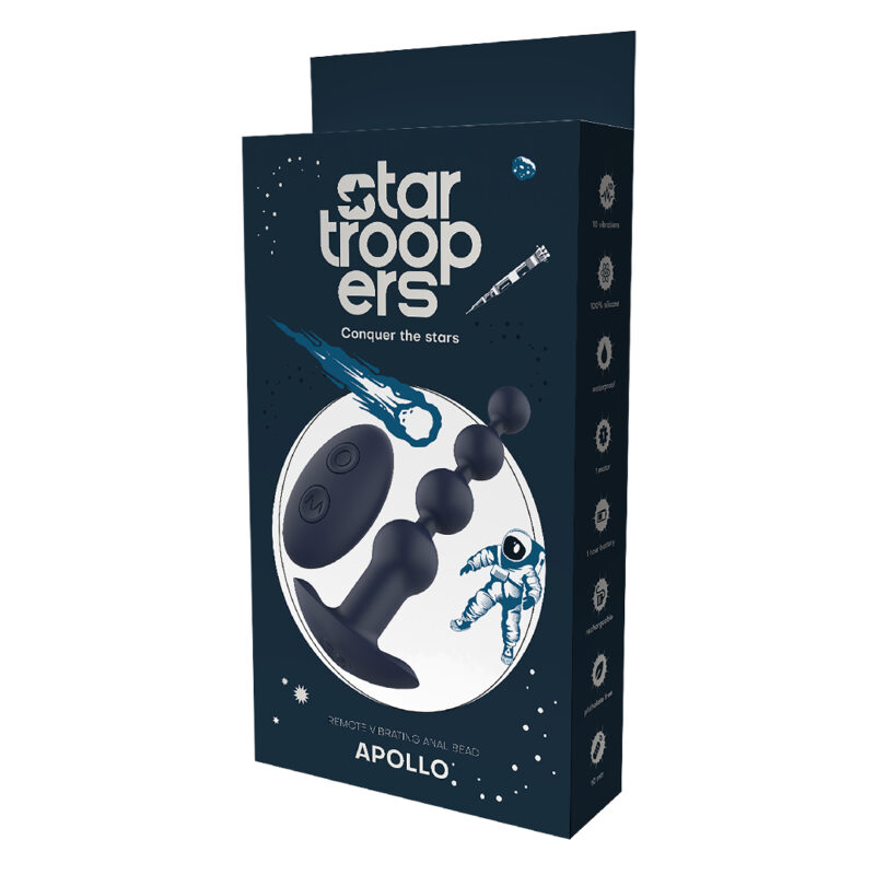 Bile Anale cu Vibratii StarTroopers 21 cm