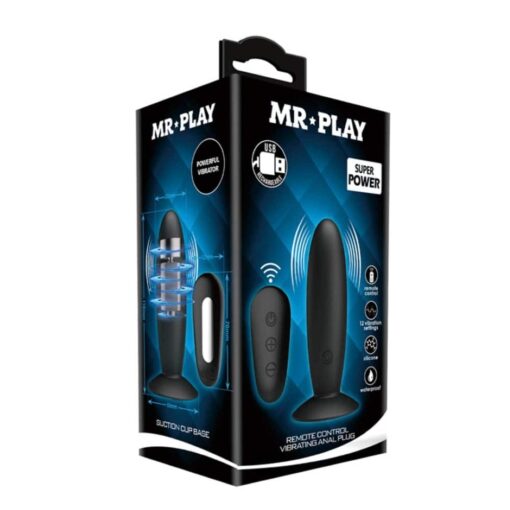 Buttplug Vibratii Mr PLay Remote Control 11 cm
