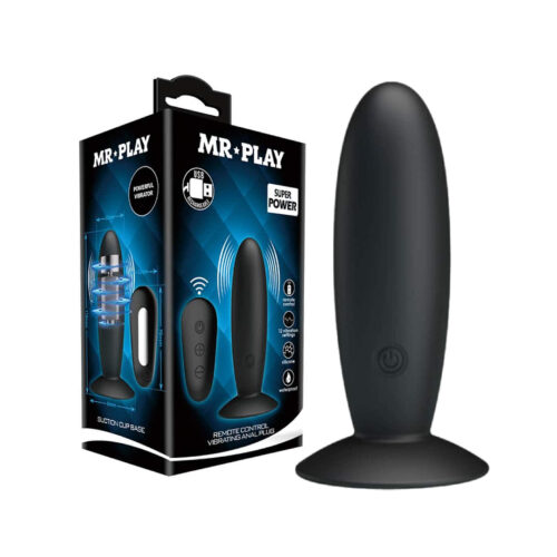 Buttplug Vibratii Mr PLay Remote Control 11 cm Buttplug Vibratii Mr PLay Remote Control 11 cm