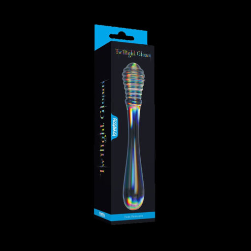 Dildo Anal de Sticla Twin Pleasures Lovetoy