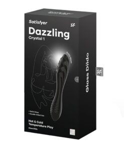 Dildo Anal Sticla Termica Dazzling Crystal