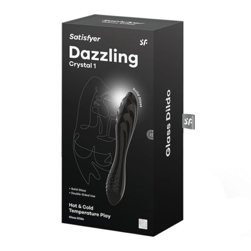 Dildo Anal Sticla Termica Dazzling Crystal