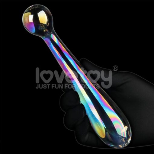 Dildo Anal de Sticla Alluring Arc Lovetoy