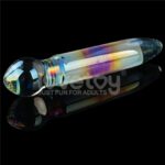 Dildo Anal de Sticla Prism Glass Lovetoy Dildo Anal de Sticla Prism Glass Lovetoy