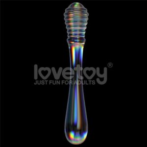 Dildo Anal de Sticla Twin Pleasures Lovetoy