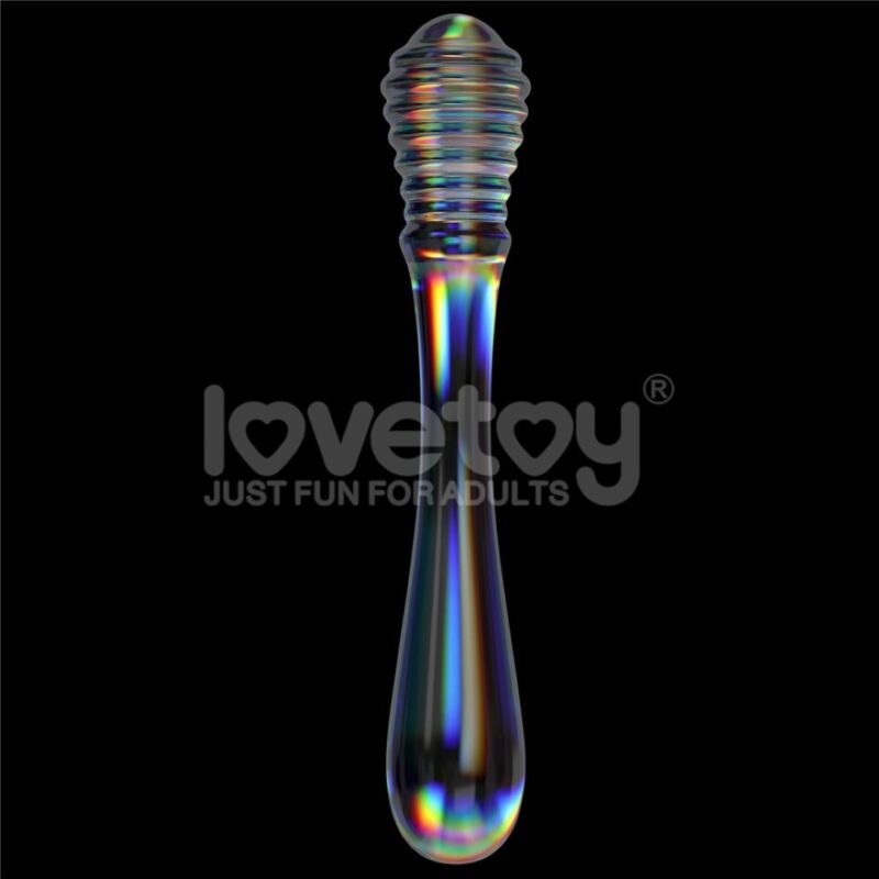 Dildo Anal de Sticla Twin Pleasures Lovetoy Dildo Anal de Sticla Twin Pleasures Lovetoy