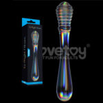 Dildo Anal de Sticla Twin Pleasures Lovetoy Dildo Anal de Sticla Twin Pleasures Lovetoy