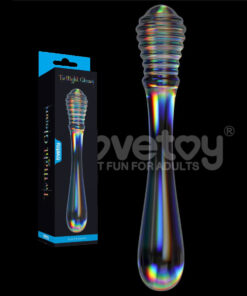 Dildo Anal de Sticla Twin Pleasures Lovetoy