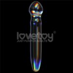 Dildo Anal de Sticla Prism Glass Lovetoy Dildo Anal de Sticla Prism Glass Lovetoy