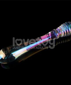 Dildo Anal de Sticla Twin Pleasures Lovetoy