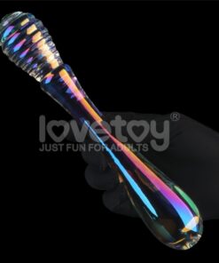 Dildo Anal de Sticla Twin Pleasures Lovetoy