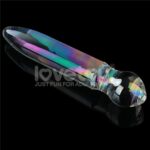Dildo Anal de Sticla Prism Glass Lovetoy Dildo Anal de Sticla Prism Glass Lovetoy