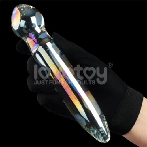 Dildo Anal de Sticla Prism Glass Lovetoy