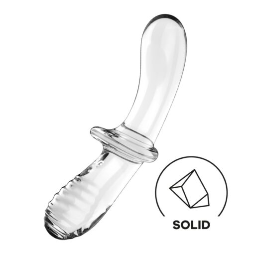 Dildo Anal Sticla Satisfyer Double Crystal