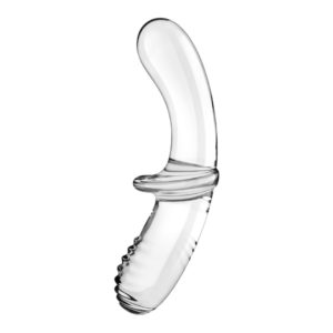 Dildo Anal Sticla Satisfyer Double Crystal