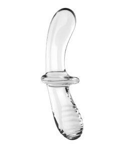 Dildo Anal Sticla Satisfyer Double Crystal