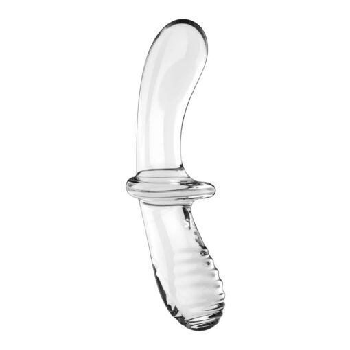Dildo Anal Sticla Satisfyer Double Crystal