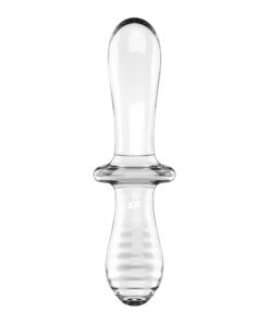 Dildo Anal Sticla Satisfyer Double Crystal