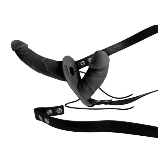Strap-On Double Thruster cu Vibratii